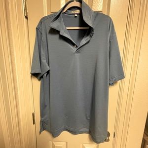 Peter Millar striped stretch jersey polo